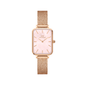 DW Quadro Pressed Melrose Pink MoP Rose Gold Watch