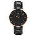 DW Classic Reading Black Rose Gold Watch